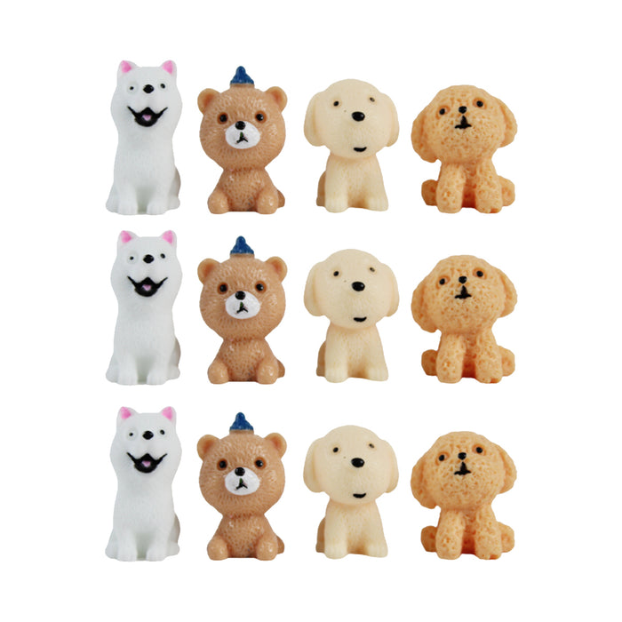 Wonderland  Miniature toys Set of 12 Mini Dogs