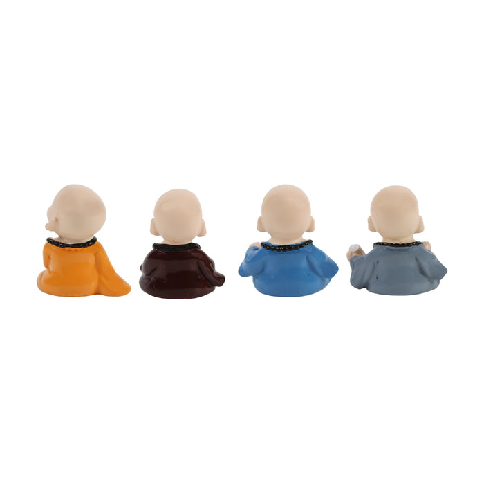 Wonderland ( Set of 4) 2.3 inch height Four sitting Monk