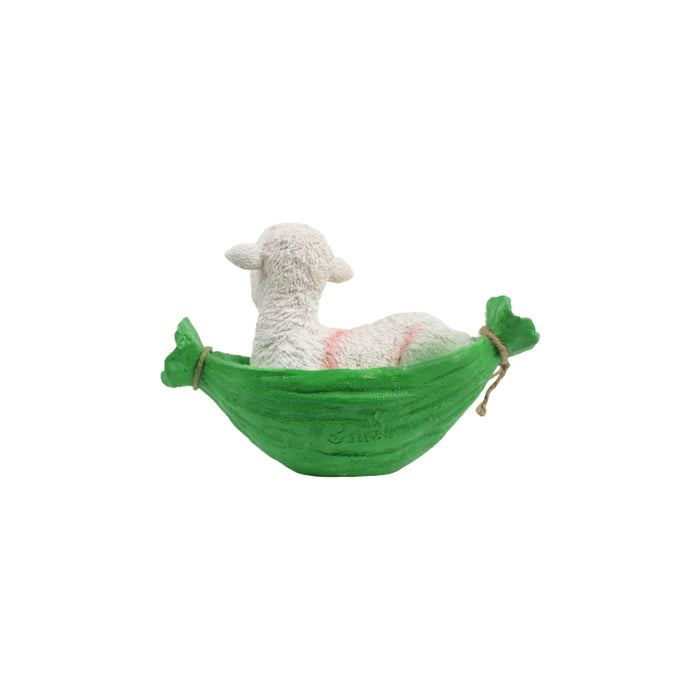 Hanging Lamb for garden decor-Green