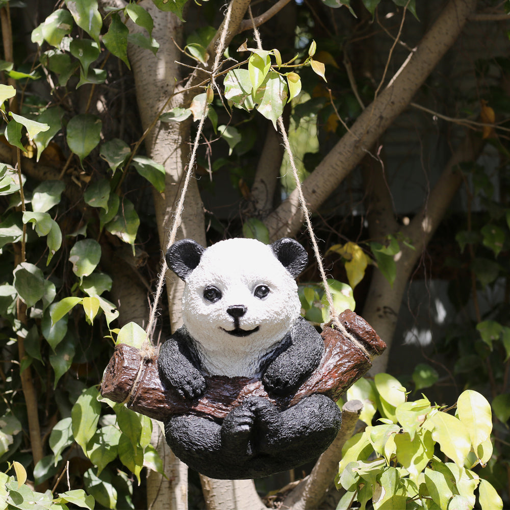 Hanging garden decor Swing Panda