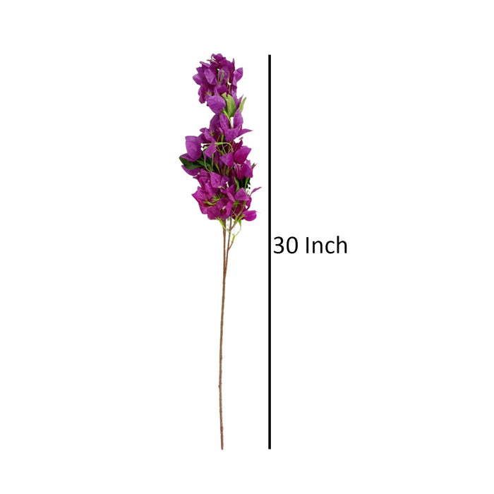 Purple Bougainvillea Flowers  (Set of 4)