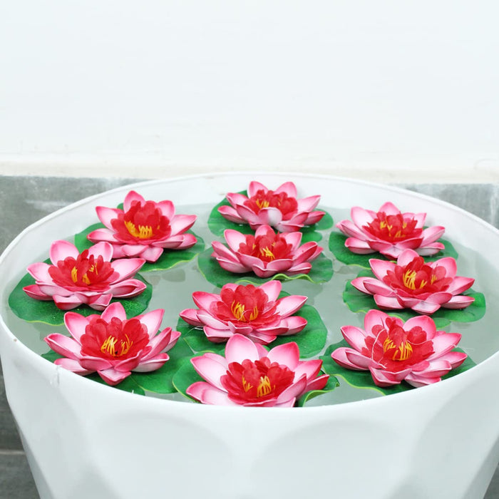 (Set of 10) Floating Lotus for home and urli Décor.