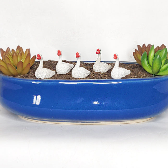 Miniature Toys : (Set of 5) Ducks for Fairy Garden Accessories - Wonderland Garden Arts and Craft