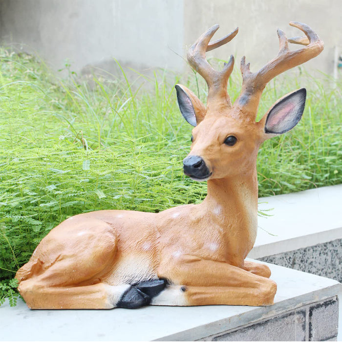Deer with Horns for Garden Decoration