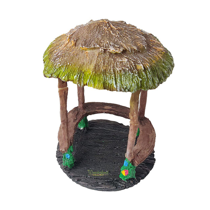 Miniature Toys : Thatch Gazebo for Fairy Garden Accessories