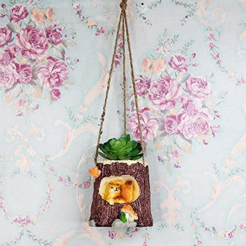 Hanging Squirrel Nest Succulent Pot for Home Decoration - Wonderland Garden Arts and Craft