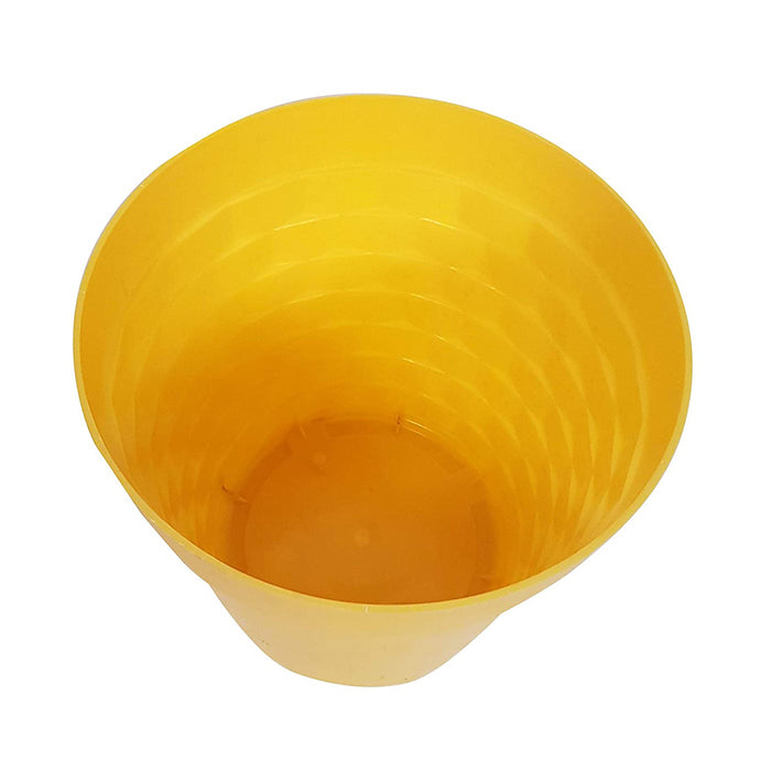 12 inches Brix Pots Outdoor Pots  (Single) (Yellow)