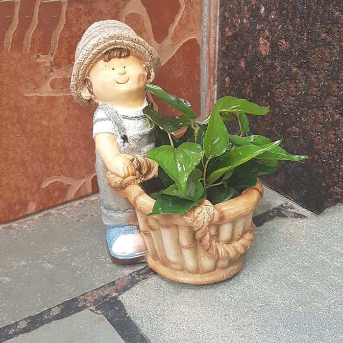 Boy Shape Pot Planter for Garden and balcony Decoration