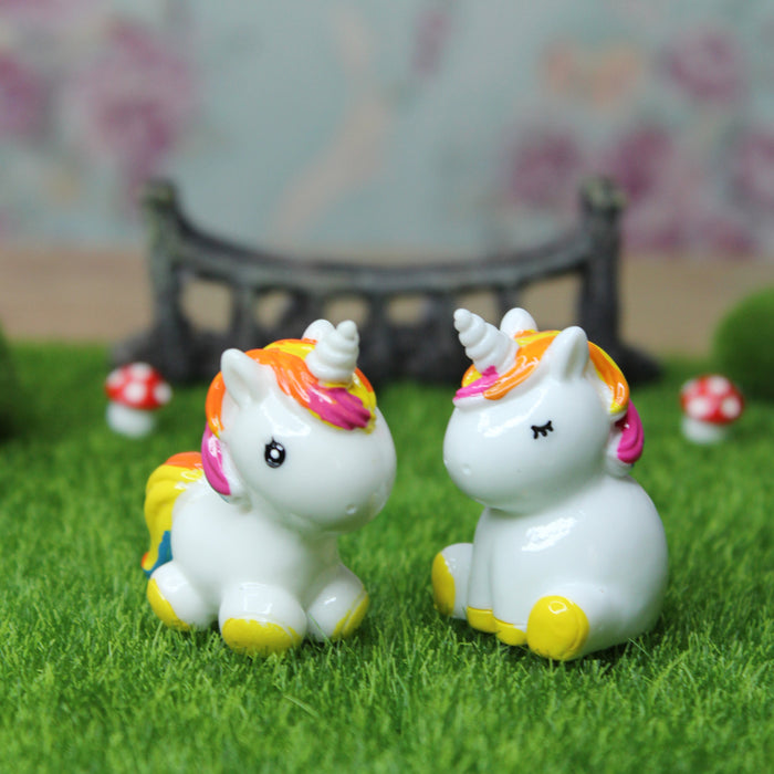 Miniature Toys : (Set of 2) Baby Unicorn