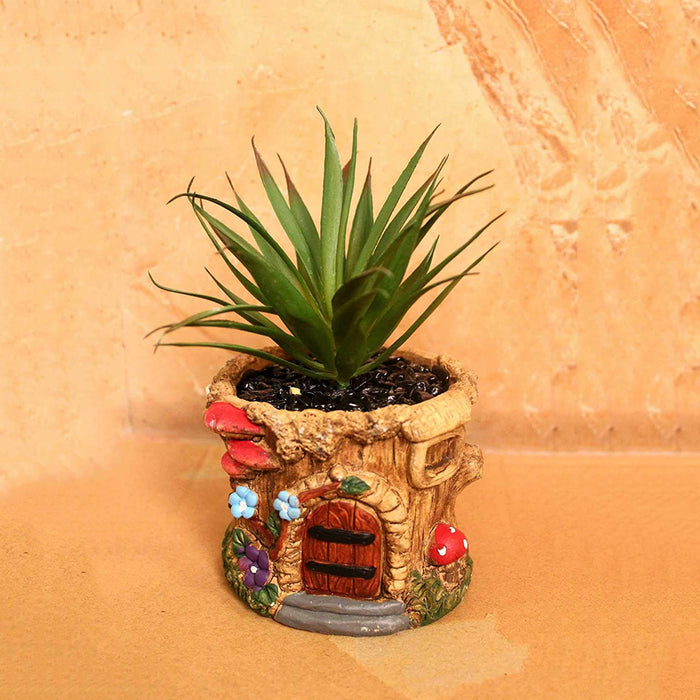 House Planter with Succulent for Home Decoration (House-B)