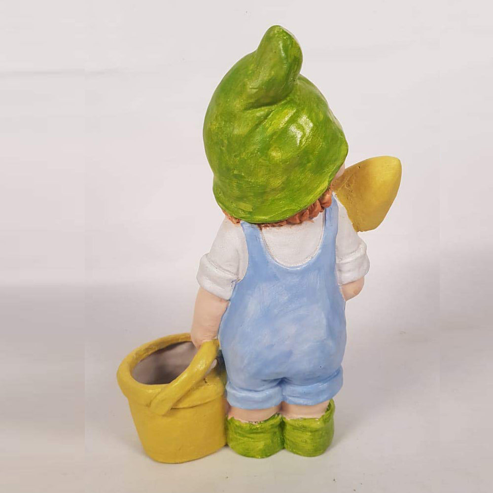 Boy with Bucket & Spade Pot for Garden Decoration
