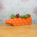Ceramic Dot Bottle Planter for Home and Garden Decoration (Orange) - Wonderland Garden Arts and Craft