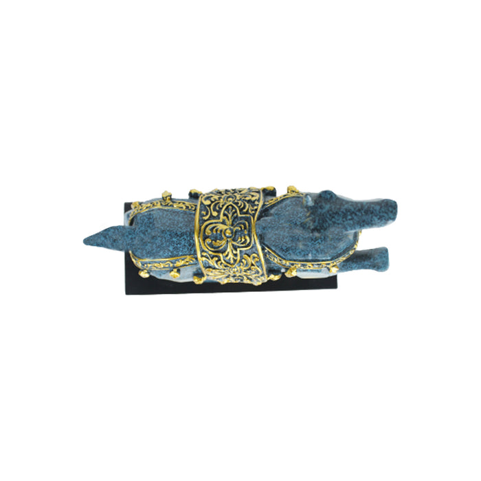 Marching Blue Horse statue showpiece , center piece for living room, office decoration