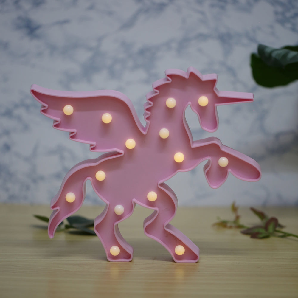 Unicorn LED wall light-Pink for kids room