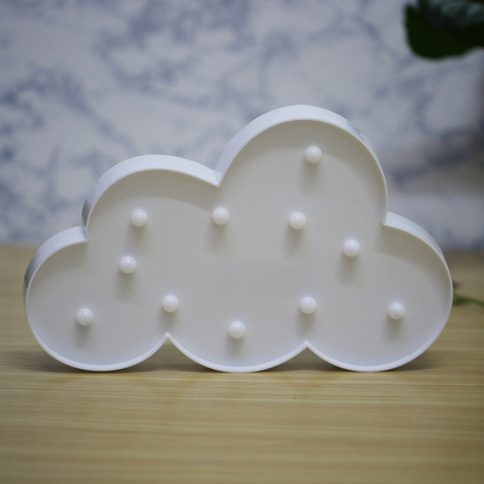 Cloud LED wall light-Pink for kids room night light (Hole at the back)
