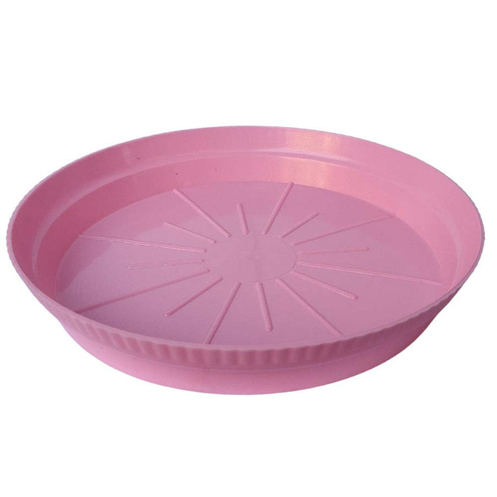 (Pack of 6, 8 inch) Plant Saucer,Durable Plant Tray Flower Pot Saucer Round Pallets for Indoors and Outdoor, Plant Container Accessories (Pink)