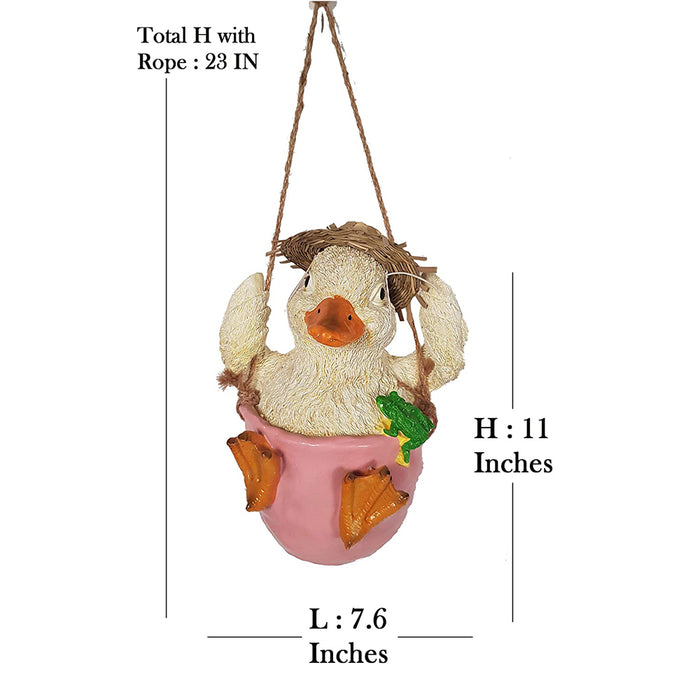 Hanging Duck Swing for Balcony and Garden Decoration