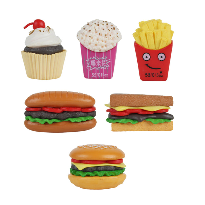 Miniature Toys : (Set of 6) Fast Food