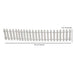 Miniature Toys: Set of 2 Mini Fence Long for Miniature Fairy Garden Toys in white - Wonderland Garden Arts and Craft