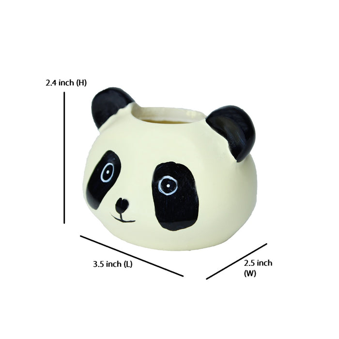 Small Panda Succulent Pot for Home and Balcony Decoration