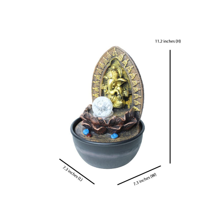 New Ganesh Fountain for Home Decoration (Table Top)