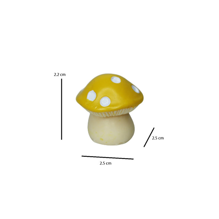 Miniature Toys : (Set of 6) Mushroom for Fairy Garden Accessories