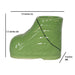 Shoe Shape Ceramic Pot for House and Garden Decoration (Green) - Wonderland Garden Arts and Craft