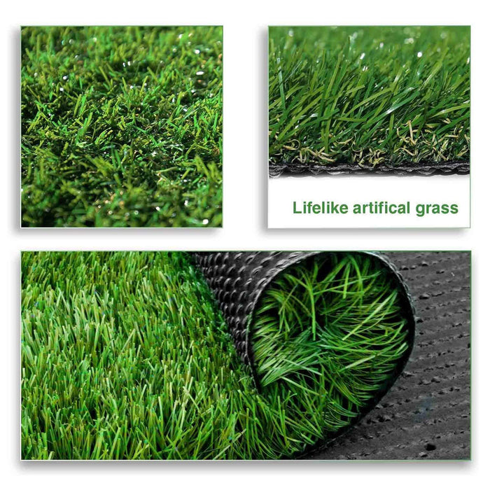 6.5 feet (w) x 6Feet (L) High Density 25mm Artificial Grass Carpet Mat