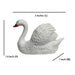 Miniature Toys : Swans for Fairy Garden Accessories - Wonderland Garden Arts and Craft