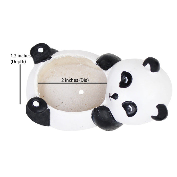 Lying Panda Succulent Pot for Home and Balcony Decoration