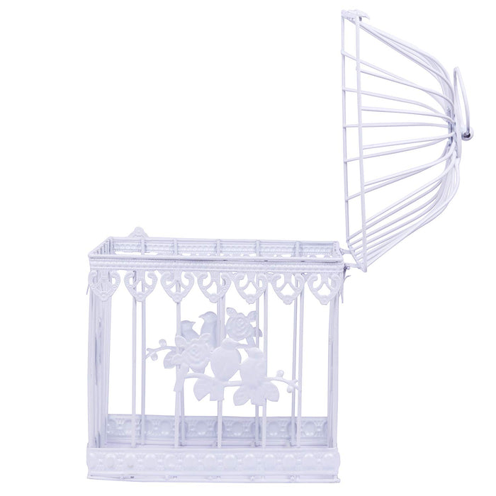 (Set of 3) Metal Square Bird Cages for Home and Balcony Decoration