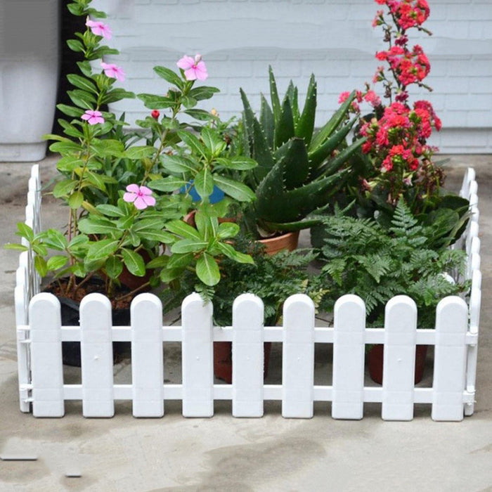 Copy of Pack of 2 : PP Picket self Standing Fence for Indoor/Outdoor Garden