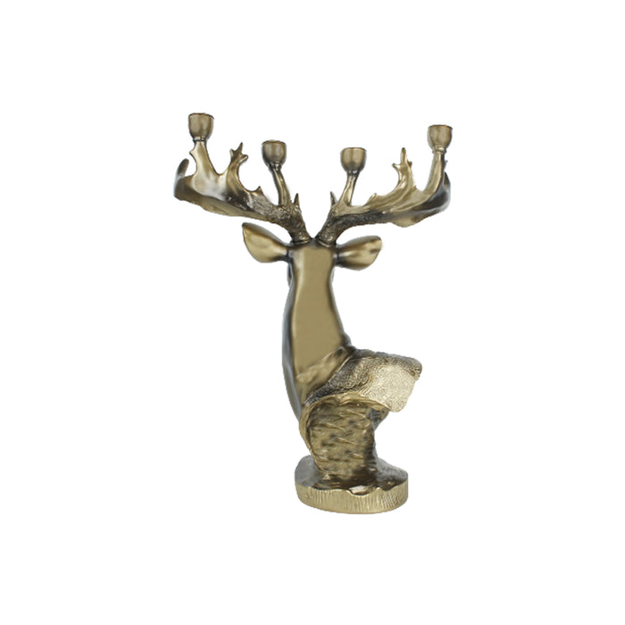 Stag Deer Candle Holder Showpiece show piece for living room home decoration