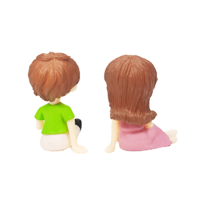 Couple Miniature for Fairy Garden Decoration.