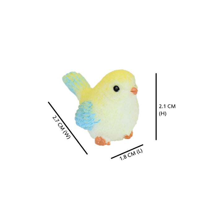 Miniature Toys : (Set of 6) Small Bird for Fairy Garden Accessories