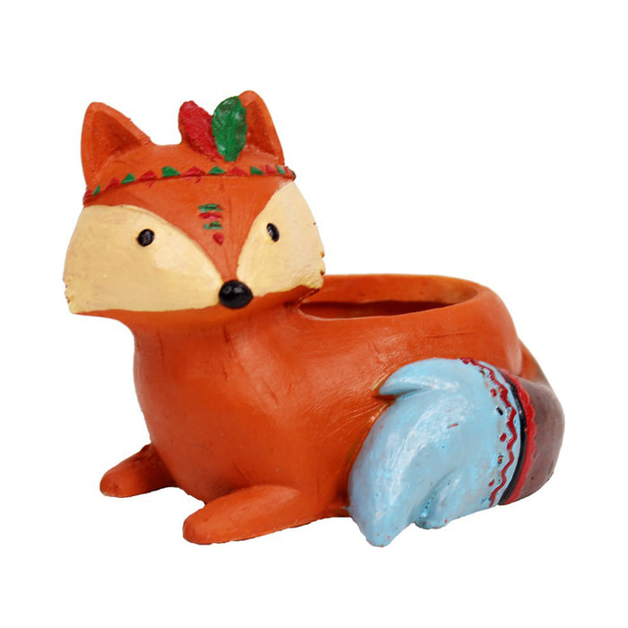 Fox Succulent Pot for Home and Balcony Decoration