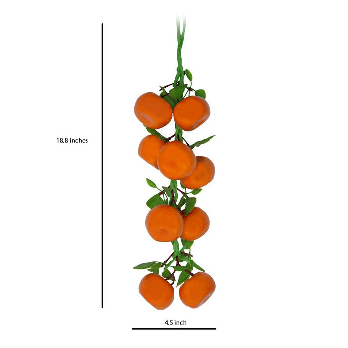 Wonderland Set of 2 Artificial fruit Small Oranges Strings  for home & kitchen décor