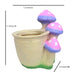 Mushroom Succulent Pots for Garden Decoration (Purple) - Wonderland Garden Arts and Craft