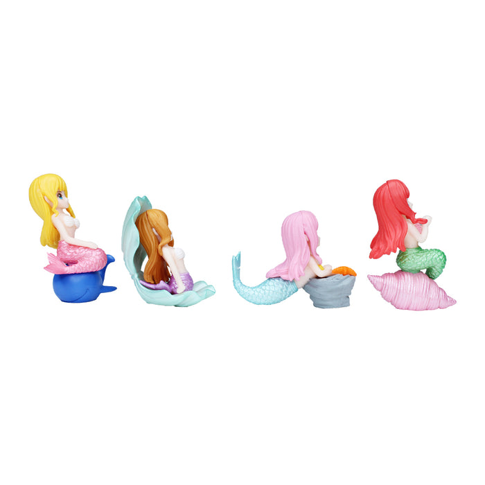 Miniature Toys : (Set of 4) Mermaid