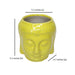 Buddha Ceramic Pot for Home and Garden Decoration (Yellow) - Wonderland Garden Arts and Craft