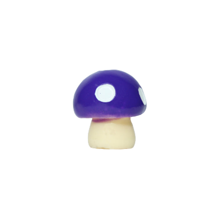 Miniature Toys : (Set of 10)  Purple Mushroom for Fairy Garden Accessories