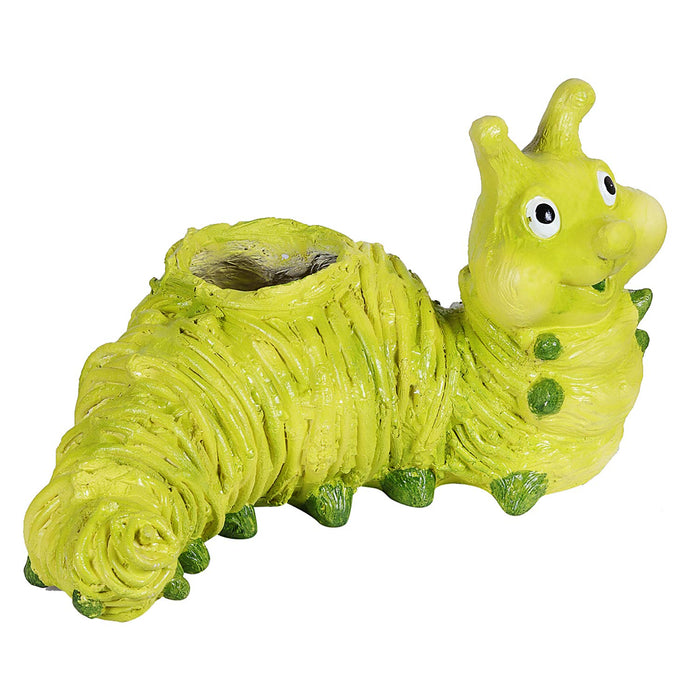 Caterpillar Pot for  Garden Decoration (Green)