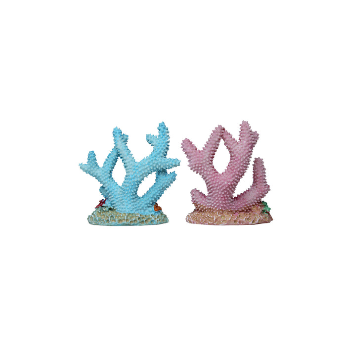 Miniature toys Set of 2 Coral (Miniature Fairy Garden Accessoriesfor DIY tray garden Plant Décor)
