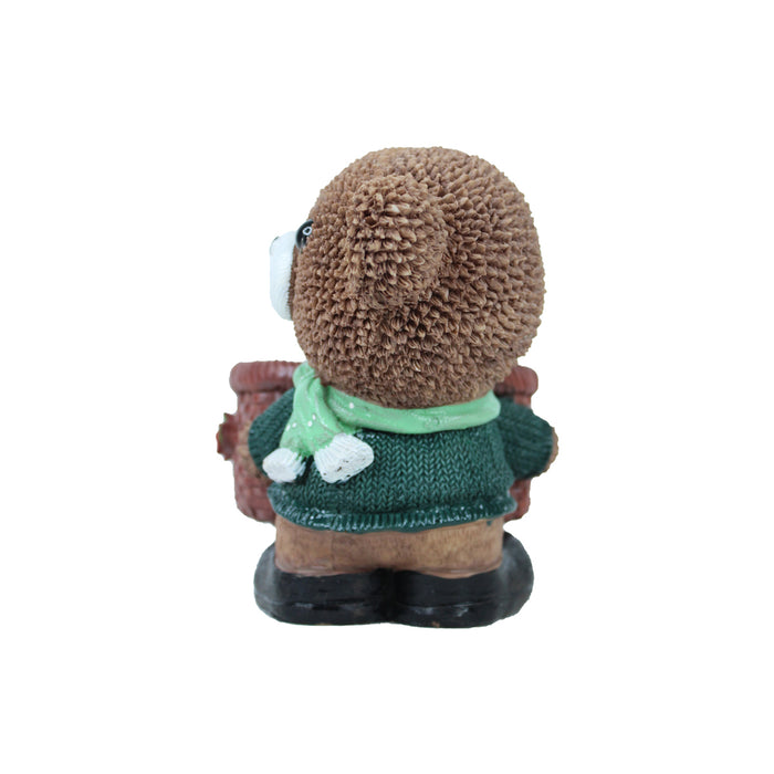 Teddy Bear Succulent for Home Decoration (Brown)