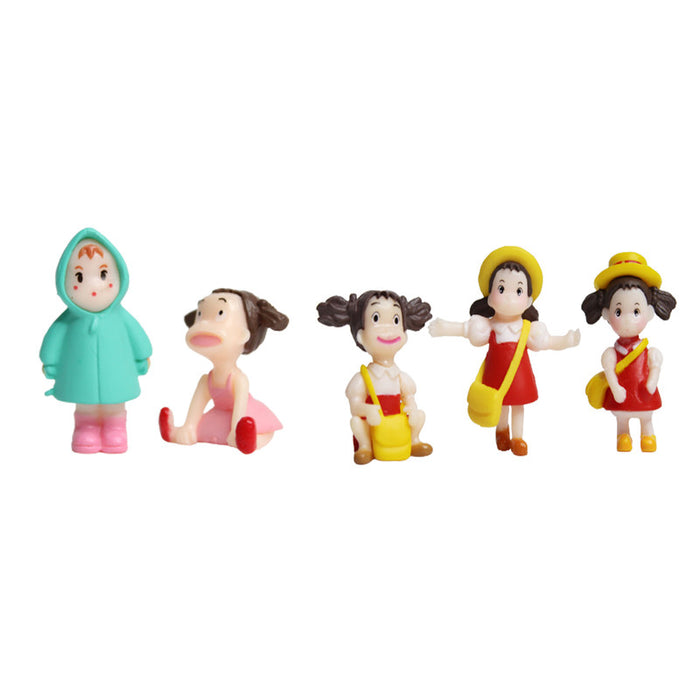 Wonderland 5 Sisters Dolls (set of 5)|Miniature toys | Tiny toys |Mini collectibles |Small figures | Miniature dollhouse| Miniature fairy garden accessories| Unique gifts