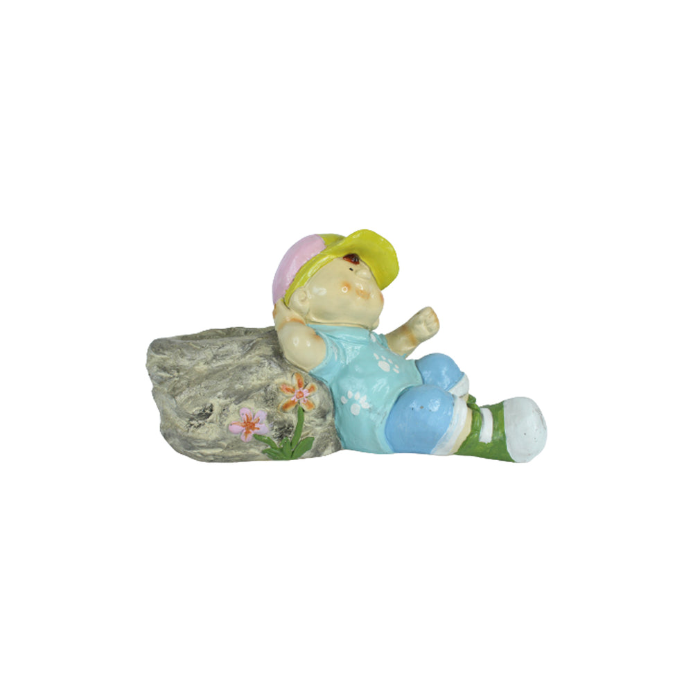Boy Stone Planter for Garden and Balcony Decoration