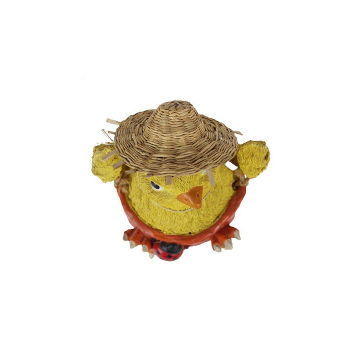 Hanging Chick Statue for Balcony and Garden Decoration