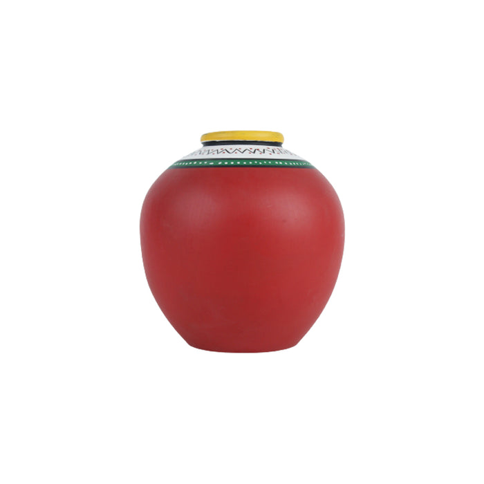 Terracotta Pot in Red Colour for Home Decoration