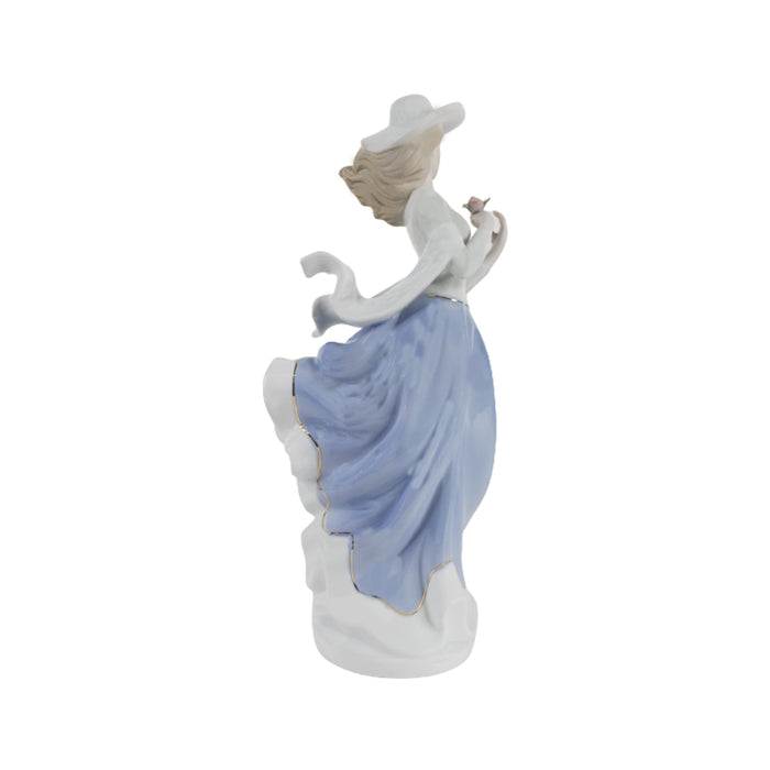 Ceramic Girls Lady Figurines For Home Décor Statue, showpiece
