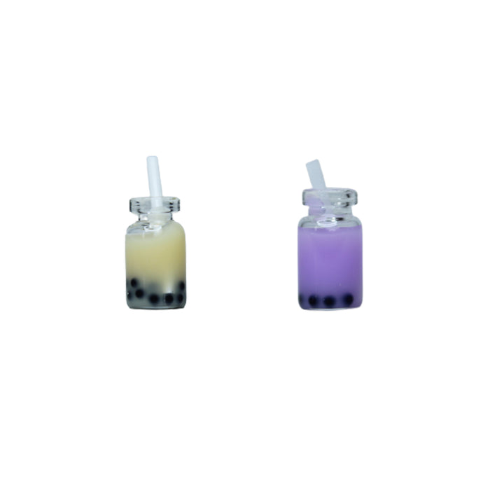 Miniature Toys : (Set of 8) Yellow and Purple Soda Drink
